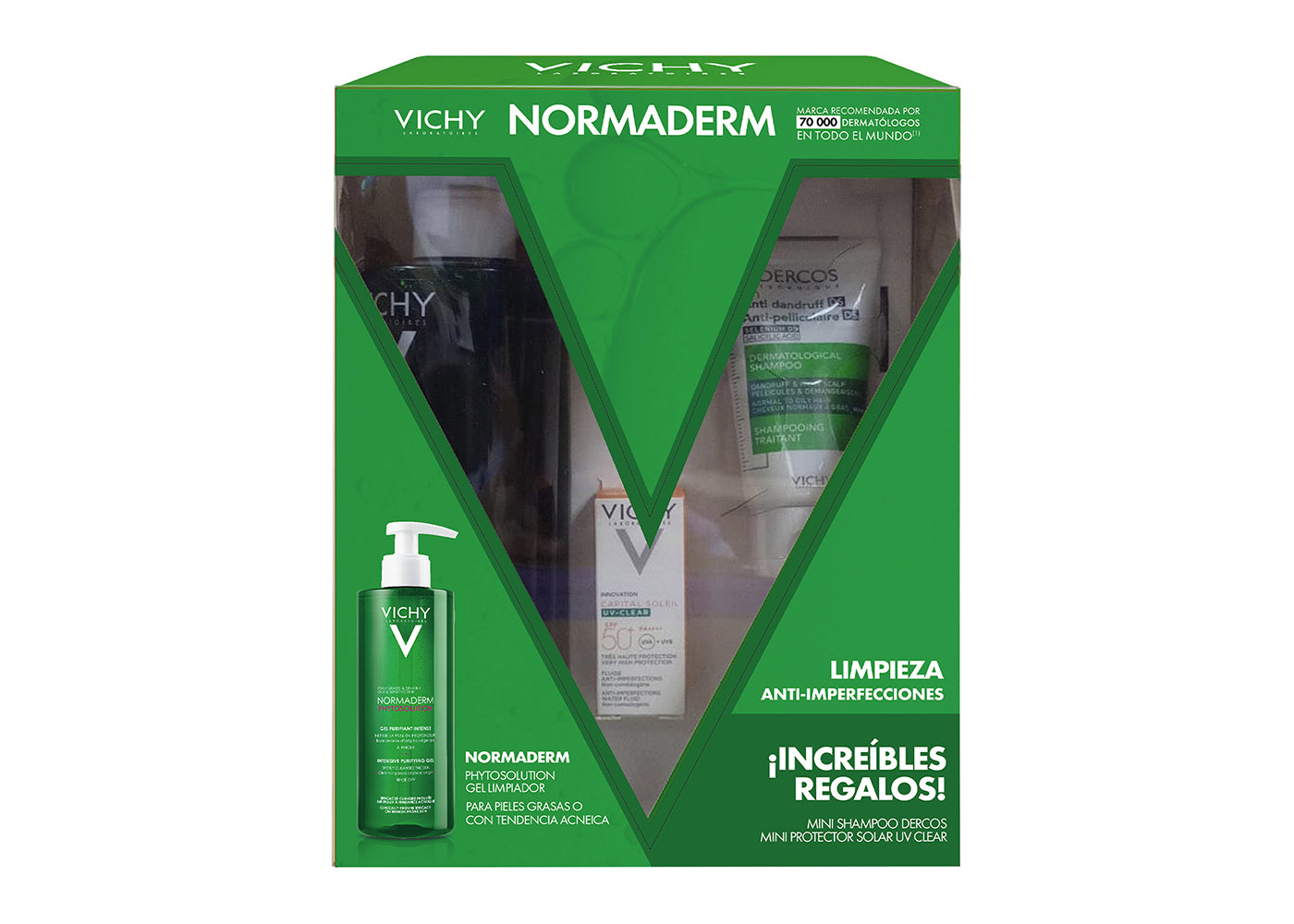 Vichy Pack Normaderm Gel 400 ml anti-imperfecciones